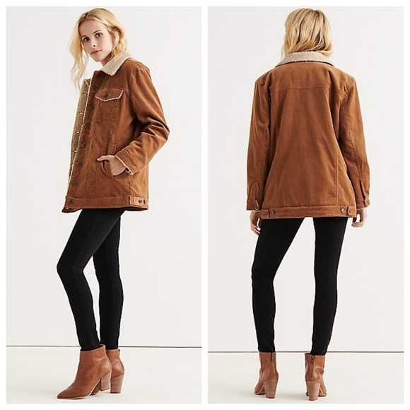 womens corduroy trucker jacket